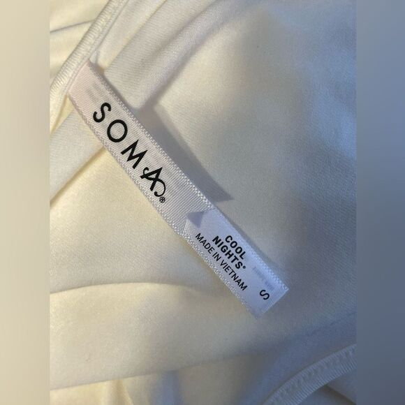 Soma “Cool Nights” long sleeve top Ivory Size Small - Picture 4 of 7
